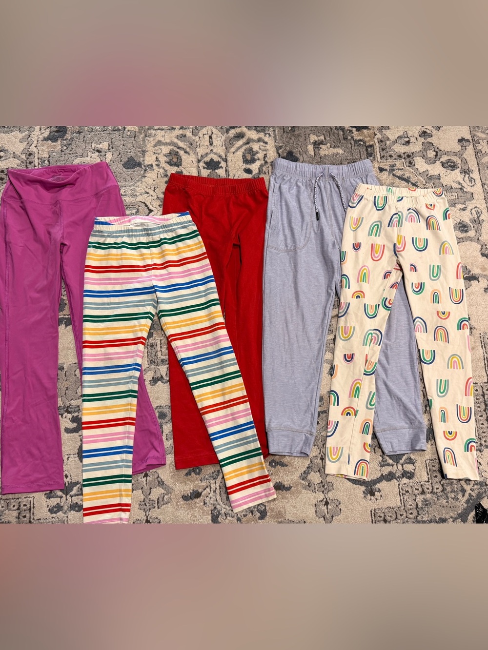 5 Hanna Andersson Bottoms, all size 130 UK/8 US